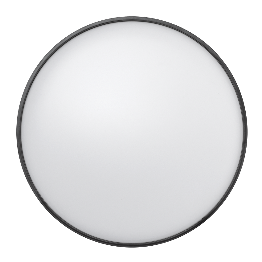 Lampa LED de tavan rotunda CCT, 24W, rama neagra, 3000K/4000K/6500K, 220-240V AC, IP20