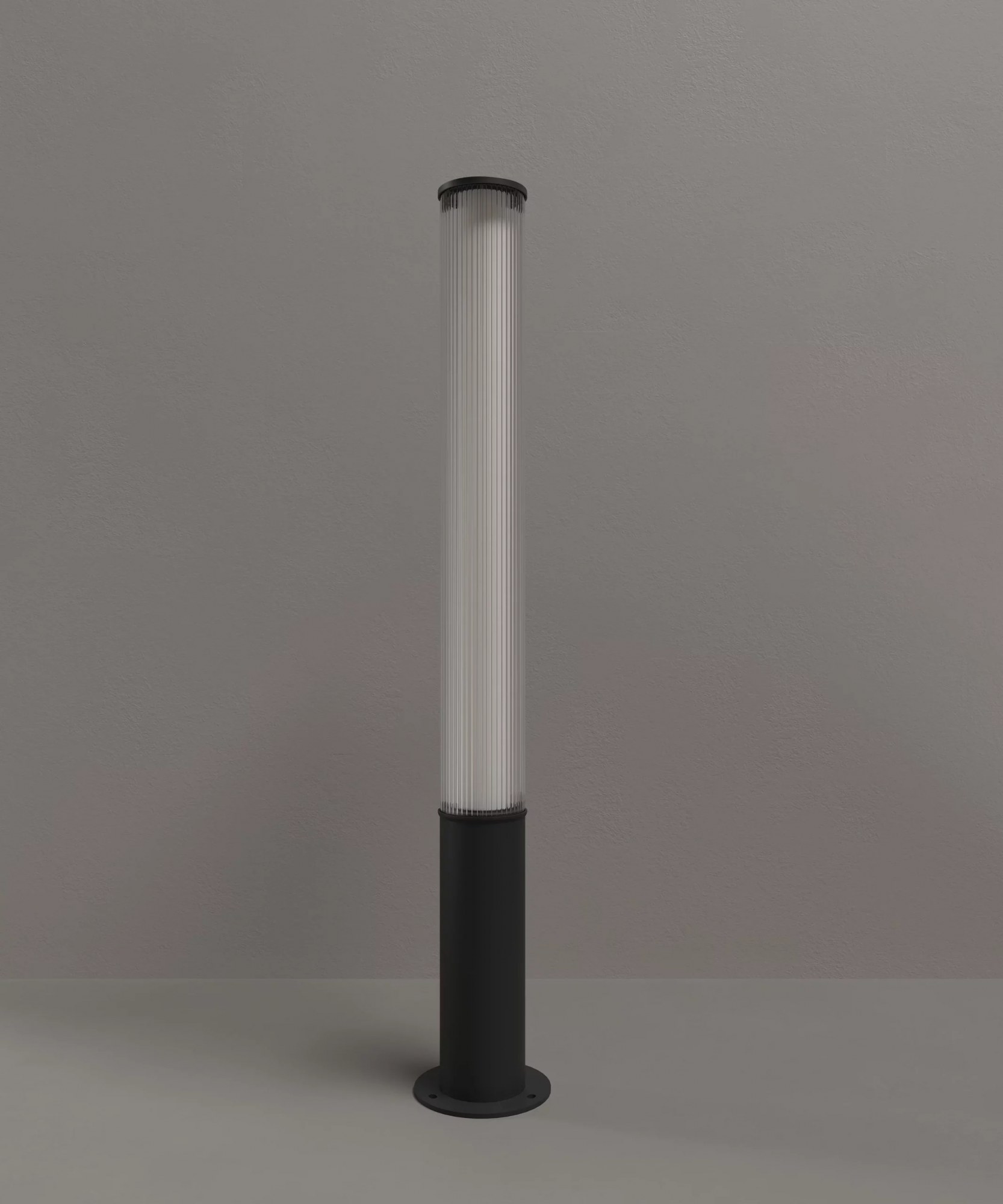 Lampadar de exterior LED Gardenia 25W 3037lm 3000K 360° IP65 Ø10cm negru Maxlight F0064