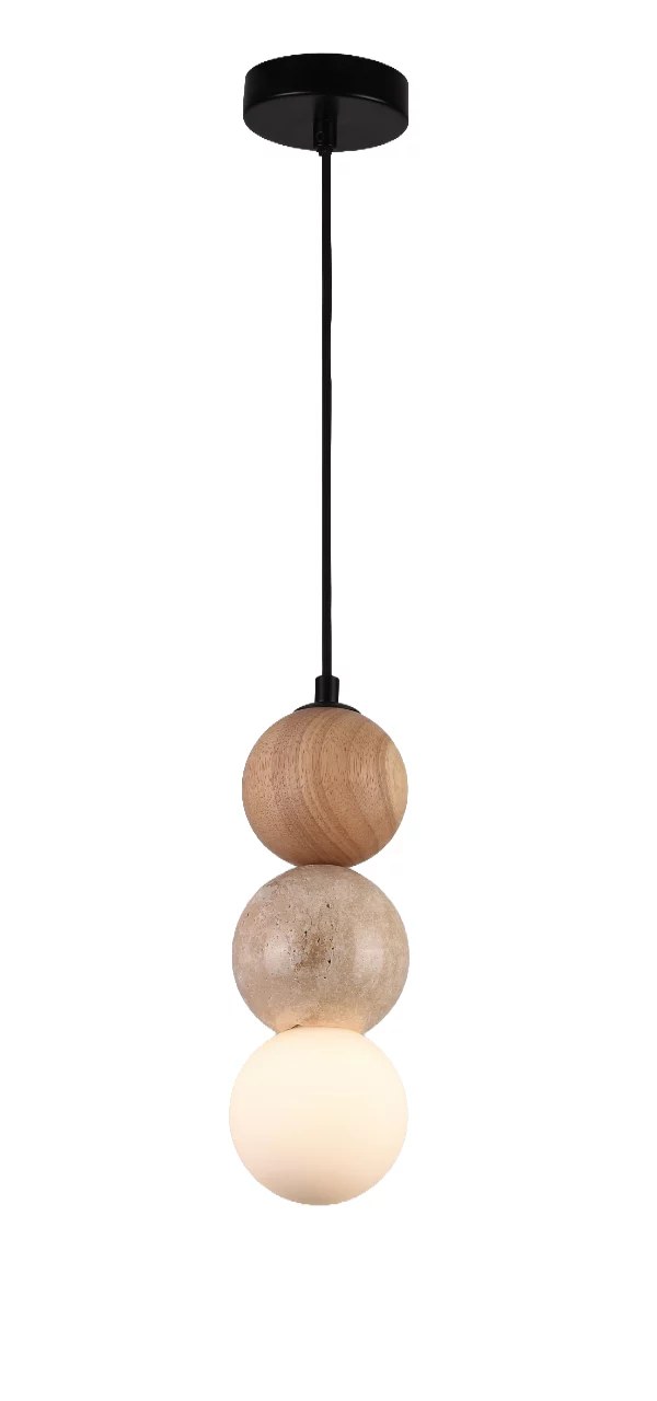 Lustră suspendată Alice G9 Ø10cm maro deschis Maxlight P0664