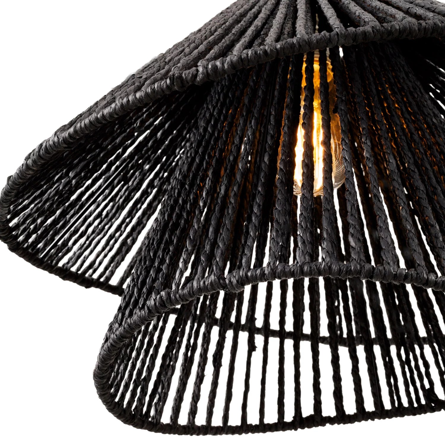 Lustră suspendată Amalfi II E27 negru Maxlight P0580