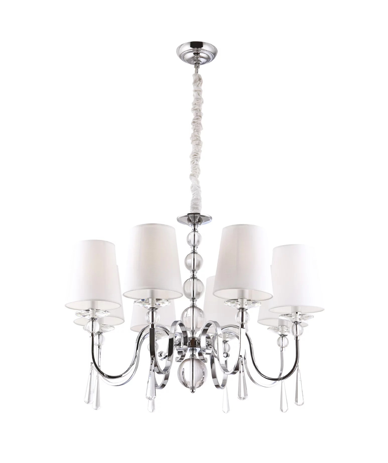 Lustră suspendată Charlotte 70cm E14x6 crom Maxlight P0109