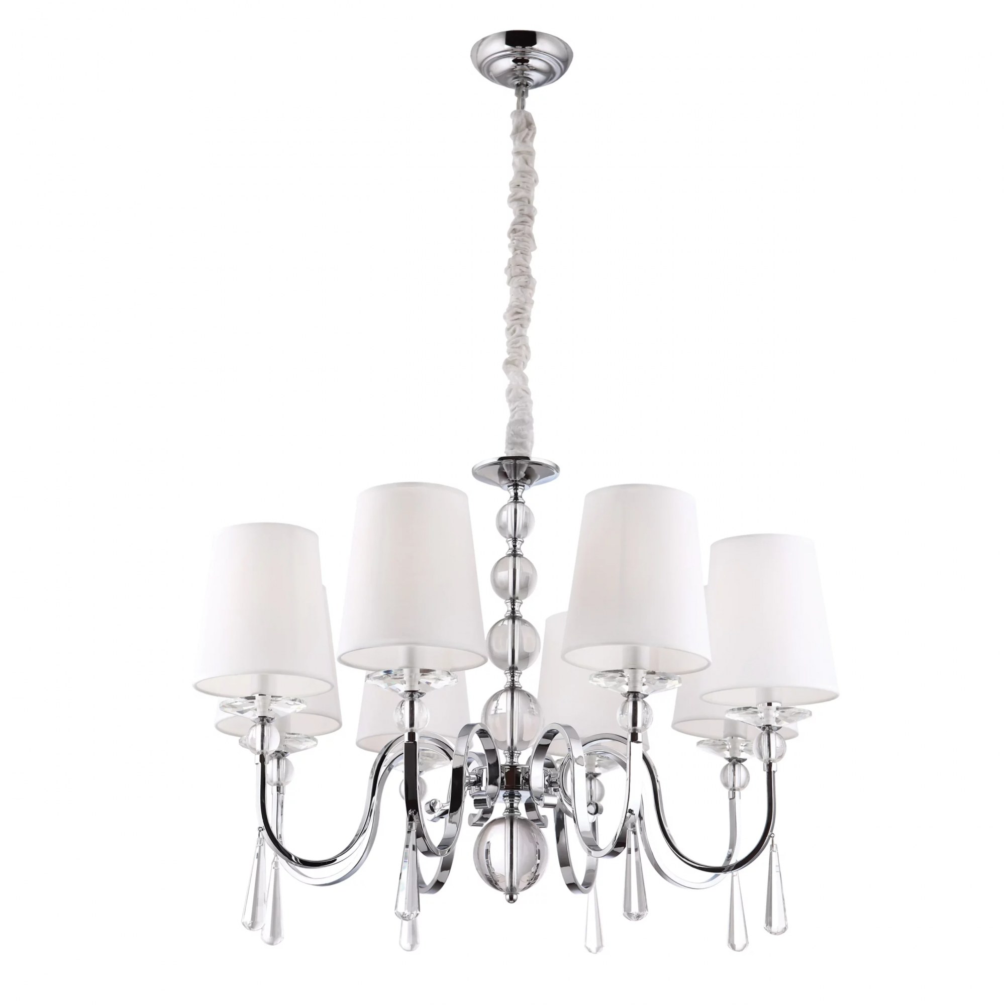 Lustră suspendată Charlotte 75cm E14x8 crom Maxlight P0110