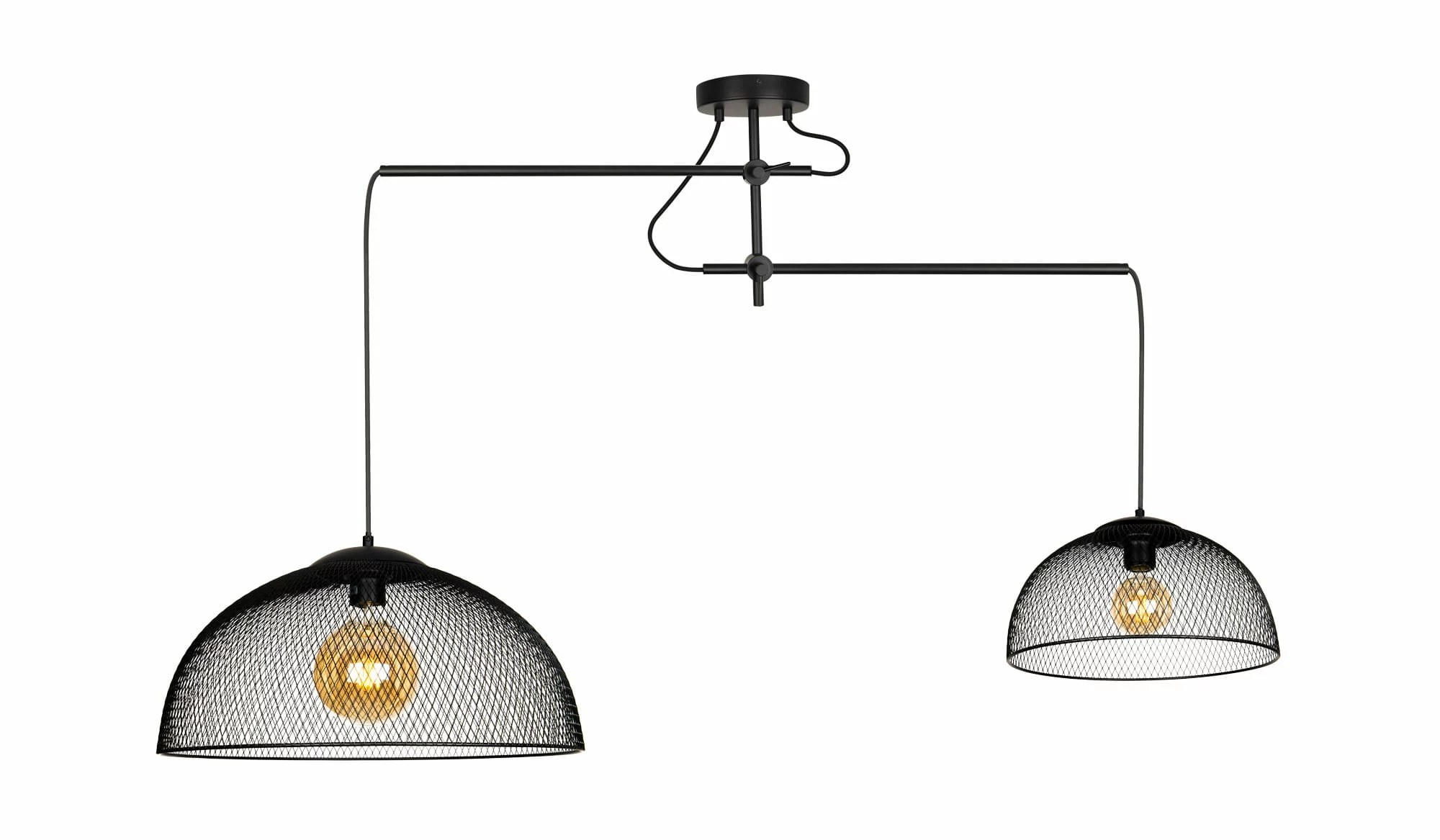 Lustră suspendată Concept E27x2 negru Maxlight P0455