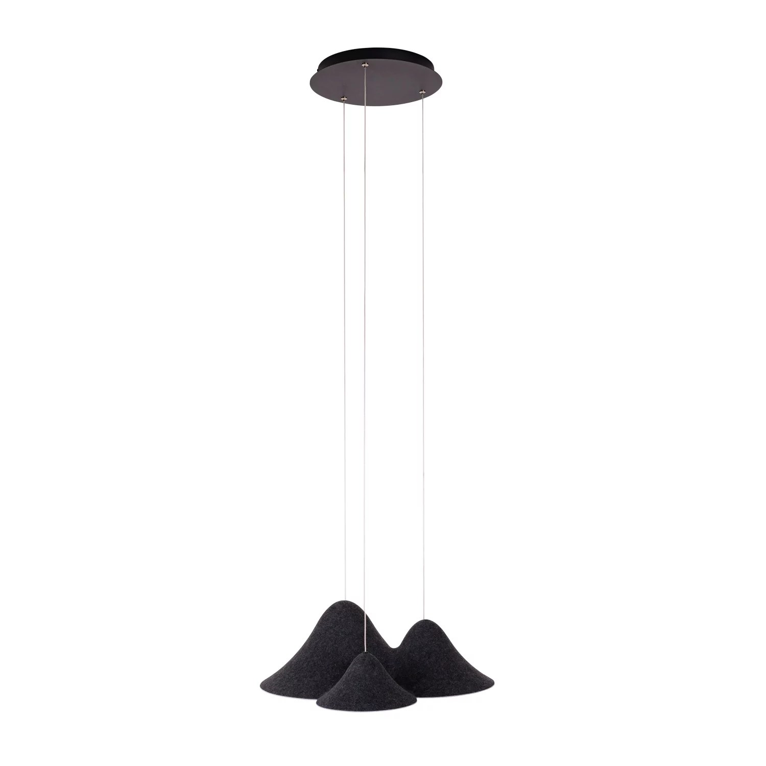 Lustră suspendată LED Bellmond 21W 1058lm 3000K negru + gri Maxlight P0565