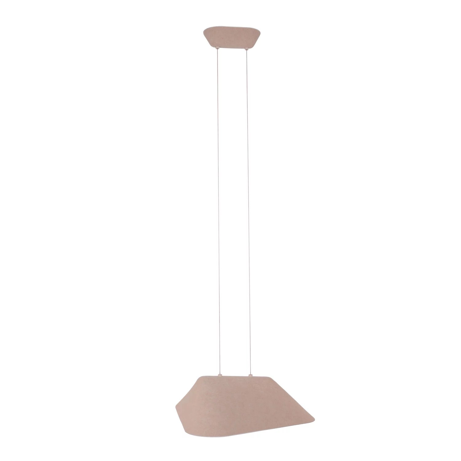 Lustră suspendată LED Carbon 8W 420lm 3000K L55cm crem + gri Maxlight P0568