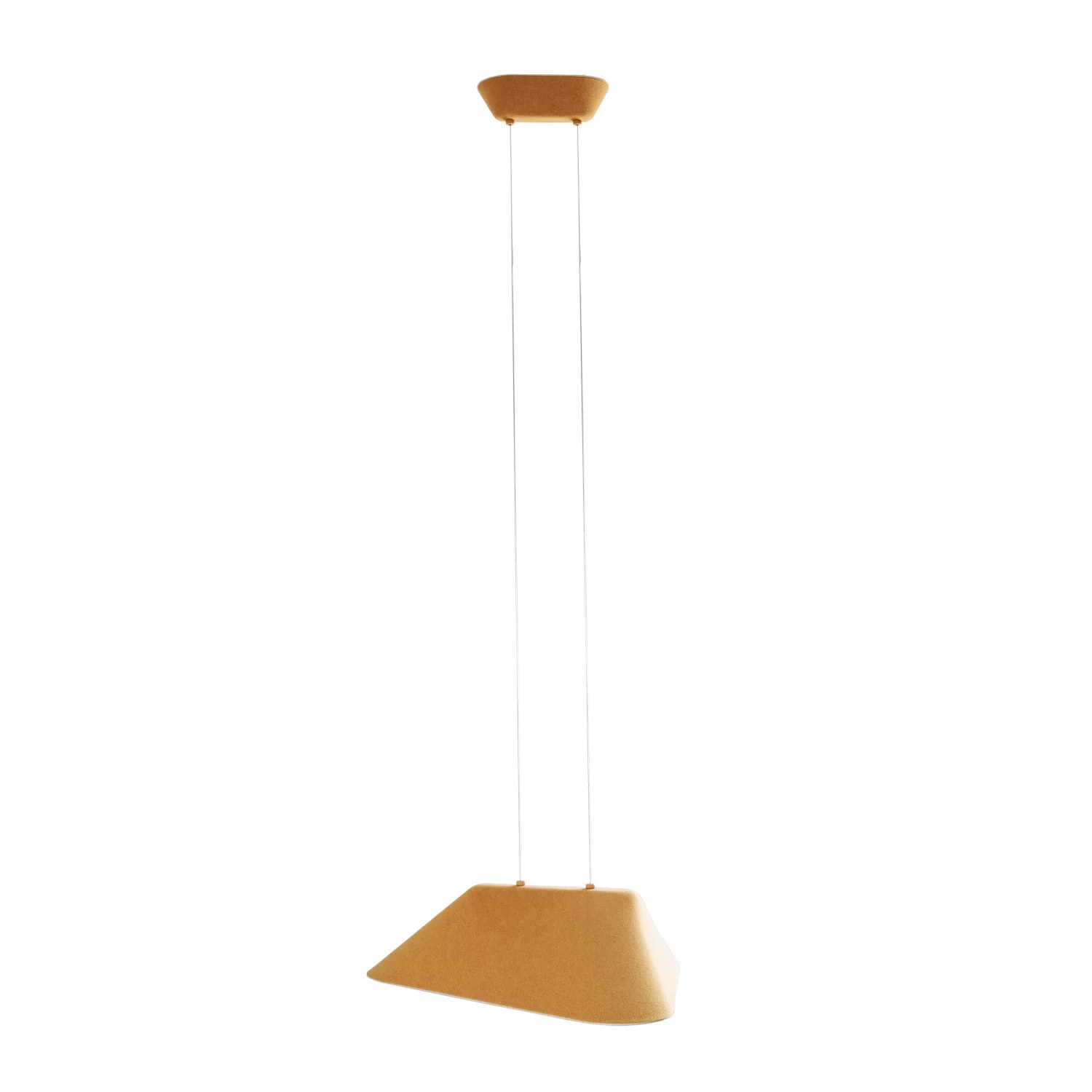 Lustră suspendată LED Carbon 8W 420lm 3000K L55cm galben + gri Maxlight P0569