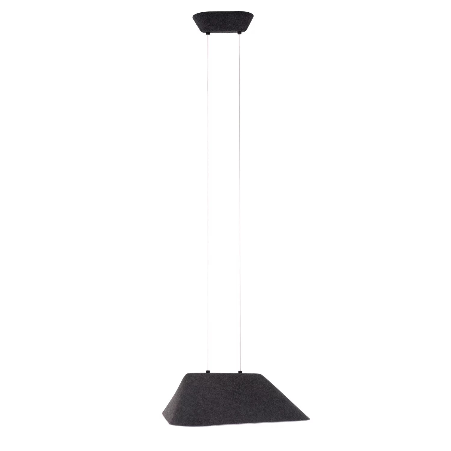 Lustră suspendată LED Carbon 8W 420lm 3000K L55cm negru + gri Maxlight P0567