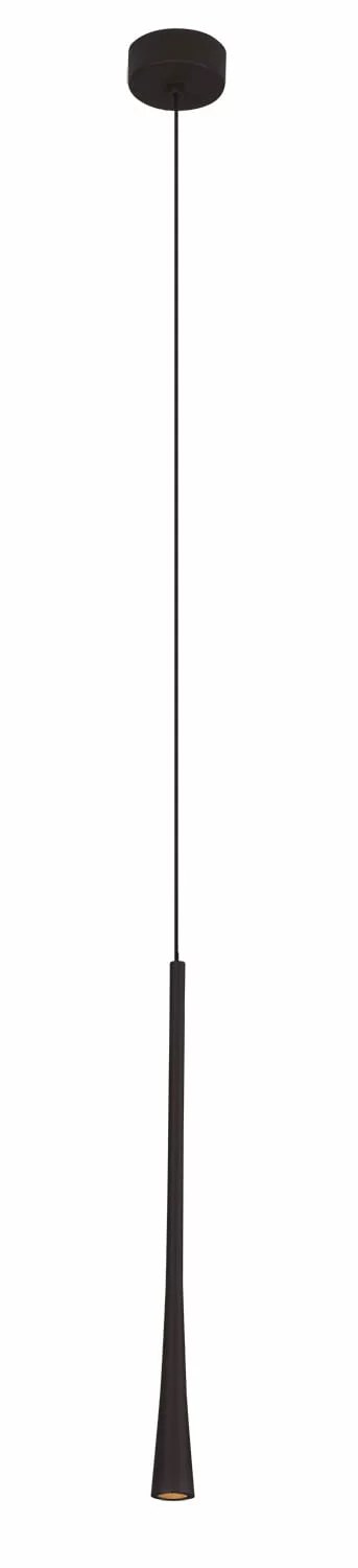 Lustră suspendată LED Coffee I 7W 218lm 3000K negru Maxlight P0372