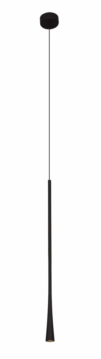 Lustră suspendată LED Coffee II 7W 218lm 3000K negru Maxlight P0373