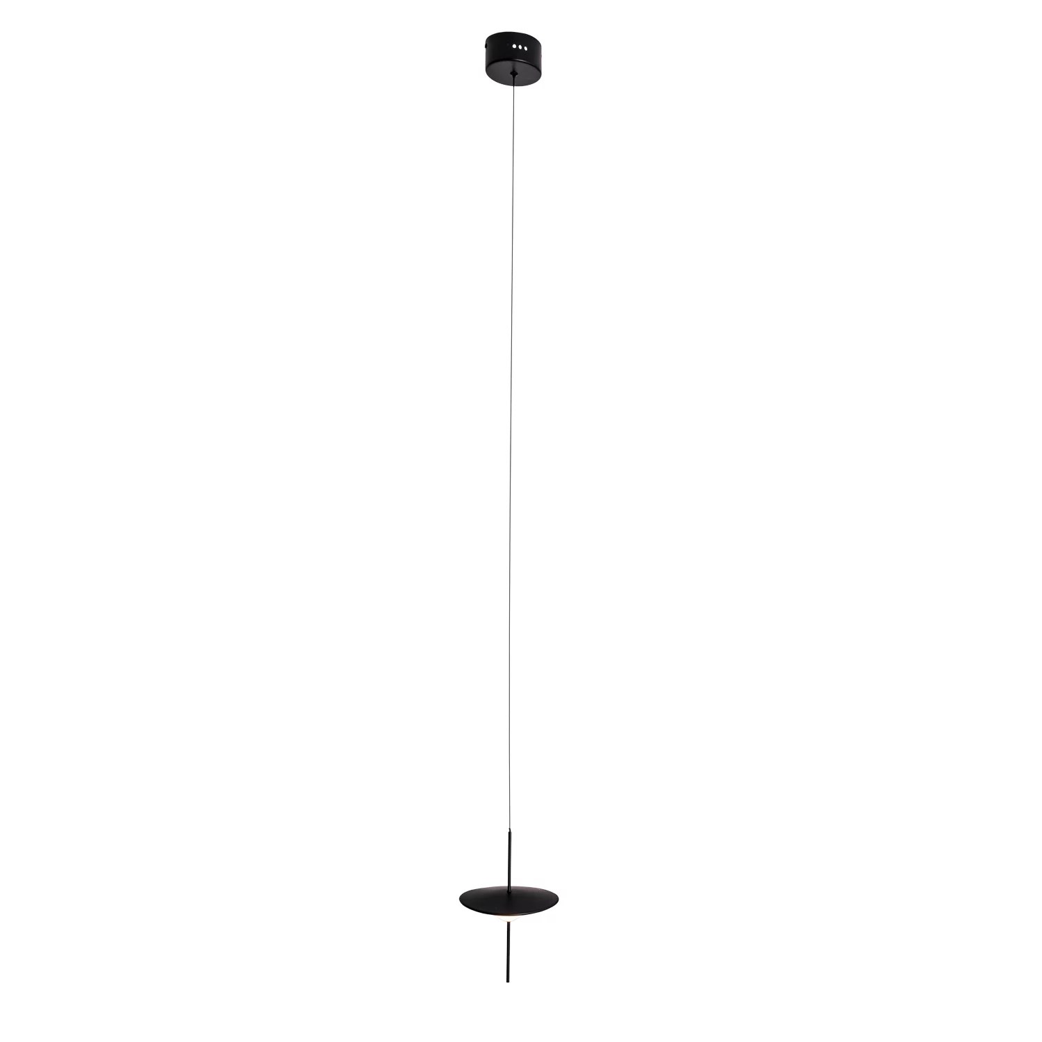 Lustră suspendată LED Cone I 12W 650lm 3000K Ø18cm negru Maxlight P0554