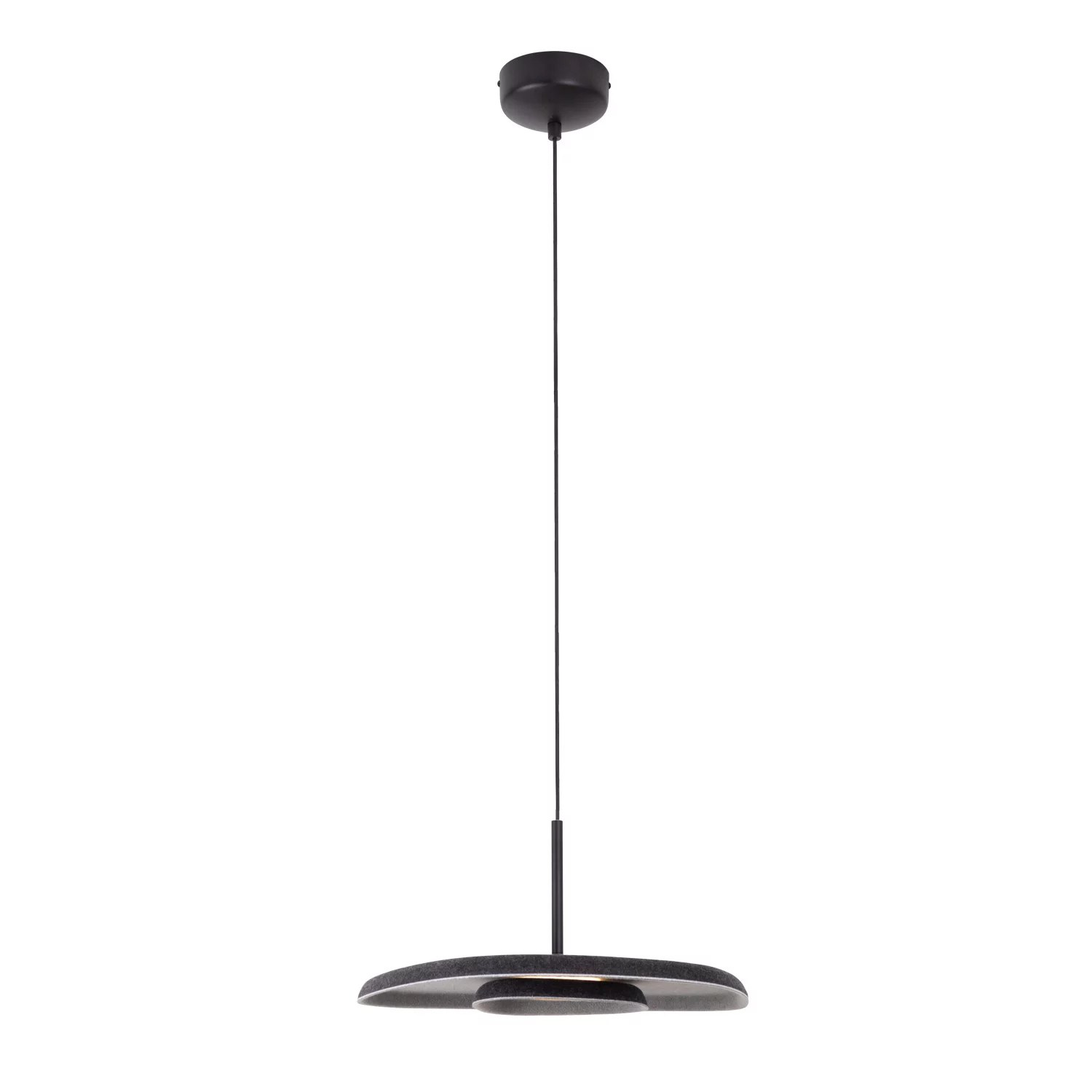Lustră suspendată LED Deux 5W 482lm 3000K L40cm negru + gri Maxlight P0560
