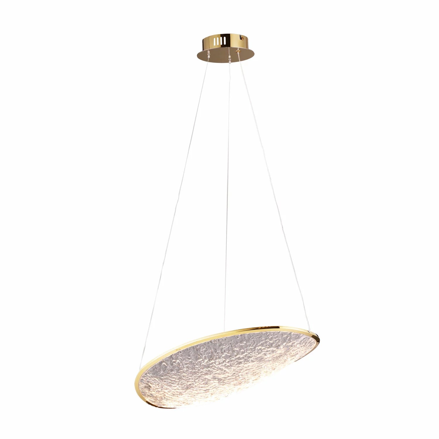 Lustră suspendată LED Empire 17W 789lm 3000K dimabil Ø47cm auriu Maxlight P0637D