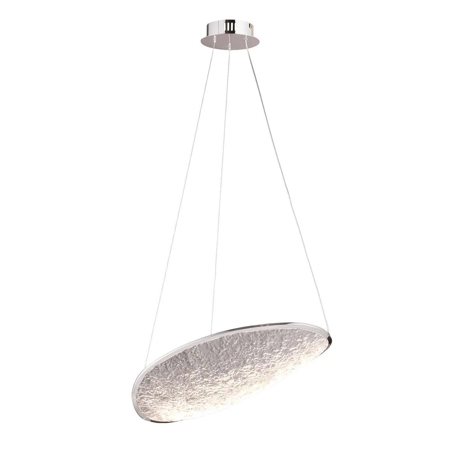Lustră suspendată LED Empire 17W 789lm 3000K dimabil Ø47cm crom Maxlight P0636D