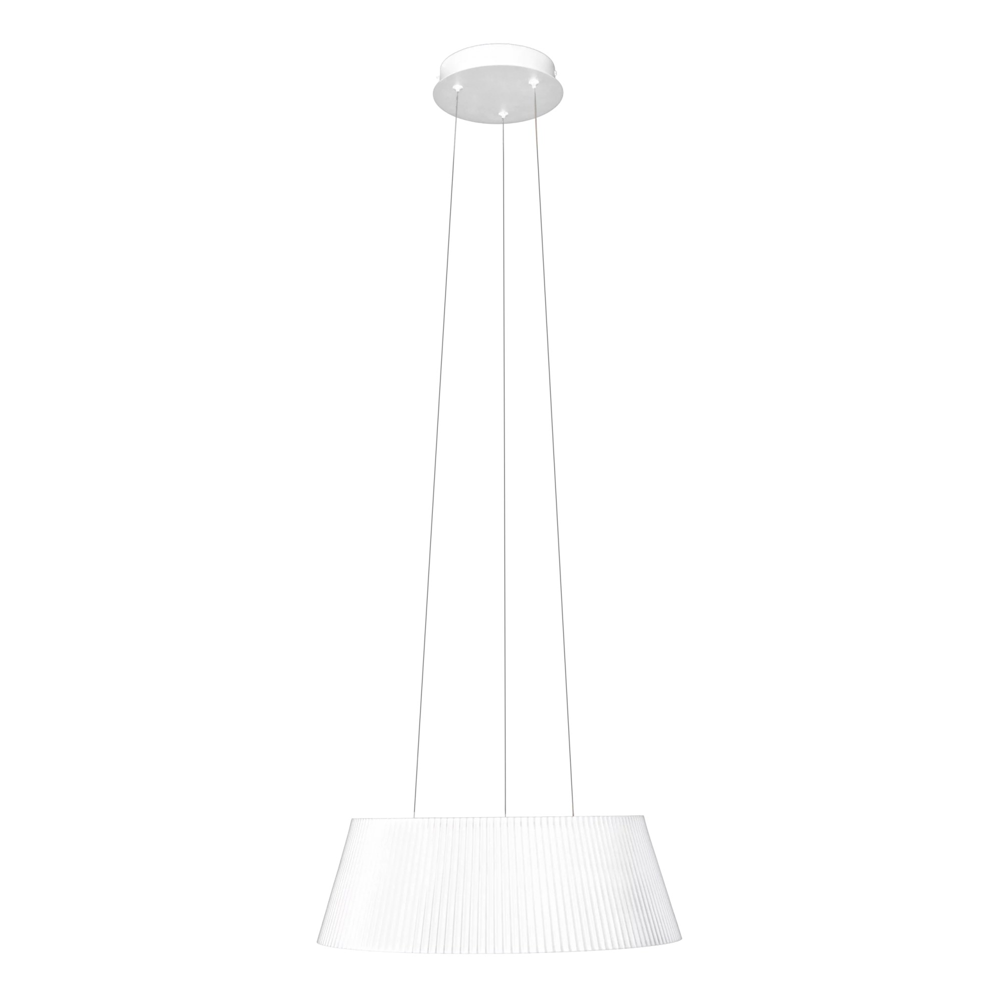 Lustră suspendată LED Fabio 12W 1843lm 3000K Ø46cm alb Maxlight P0673