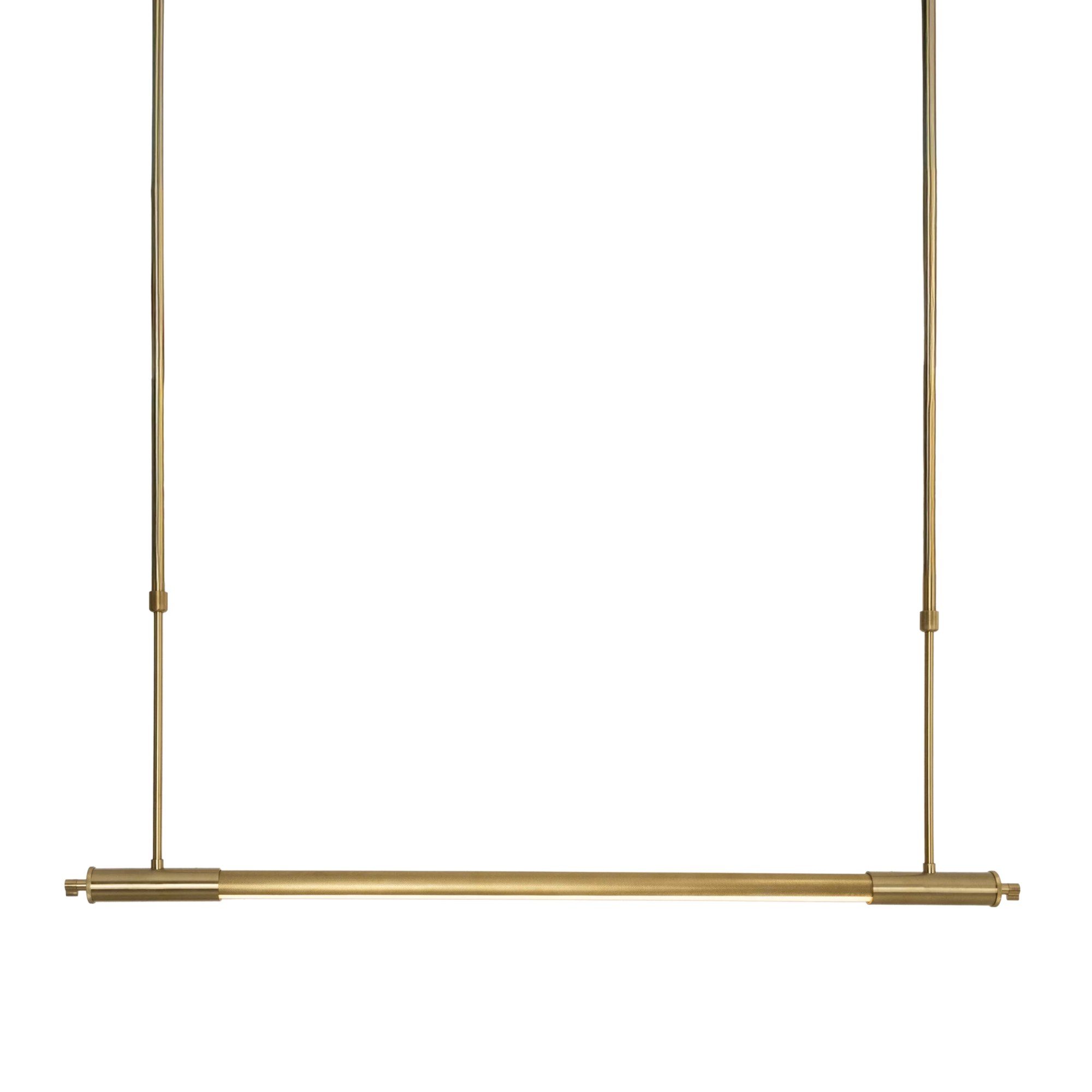 Lustră suspendată LED Flusore 12W 720lm 3000K dimabil L100cm auriu periat Maxlight P0660D