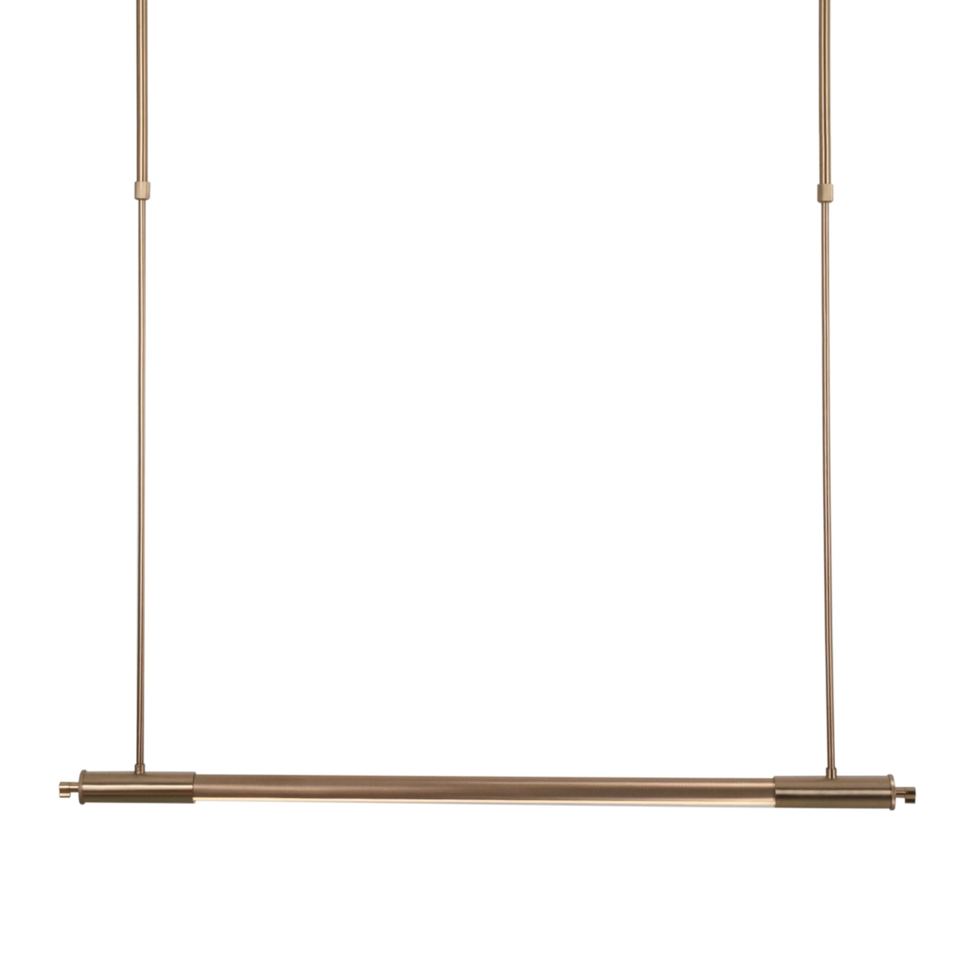 Lustră suspendată LED Flusore 12W 720lm 3000K dimabil L100cm cupru periat Maxlight P0659D