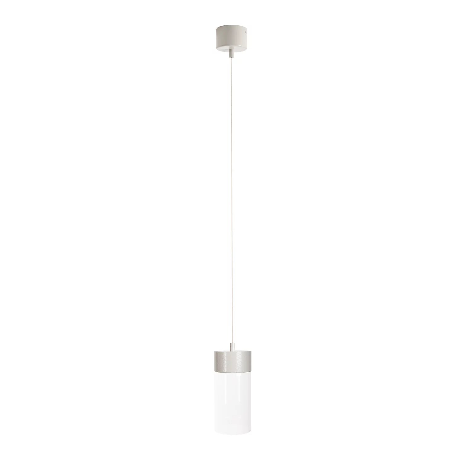 Lustră suspendată LED Fusion 7W 477lm 3000K gri RAL 7044 Maxlight P0639