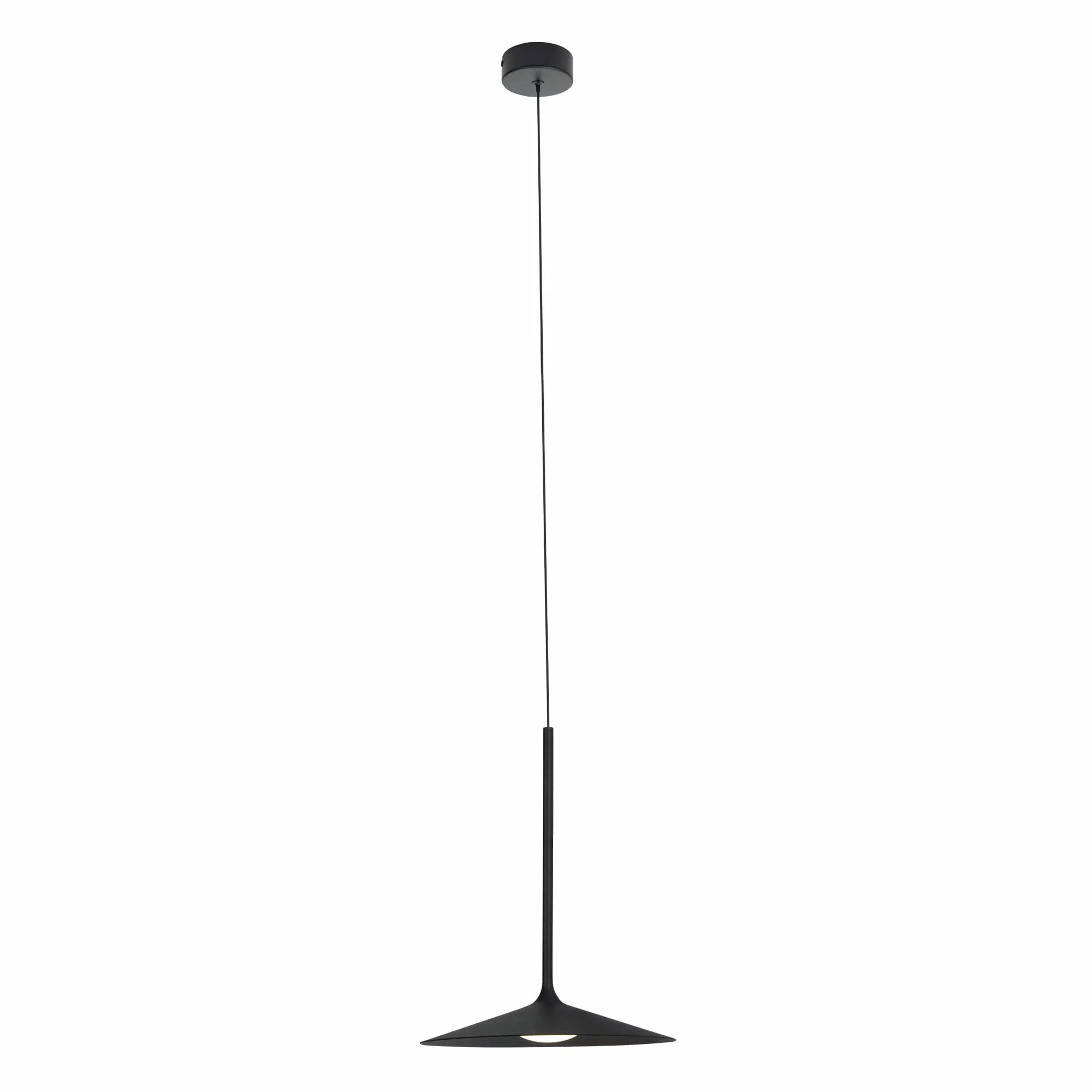 Lustră suspendată LED Hana 6W 500lm 3000K Ø17,5cm negru Maxlight P0456