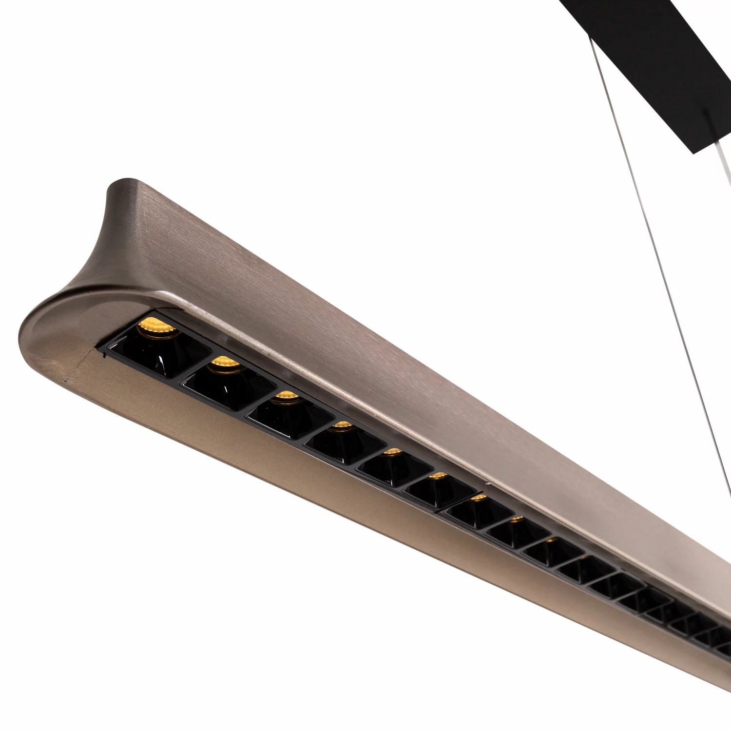 Lustră suspendată LED Jo-Jo Simple 39,5W 1577lm 2700-6500K dimabil L124cm negru + gri Maxlight P0595