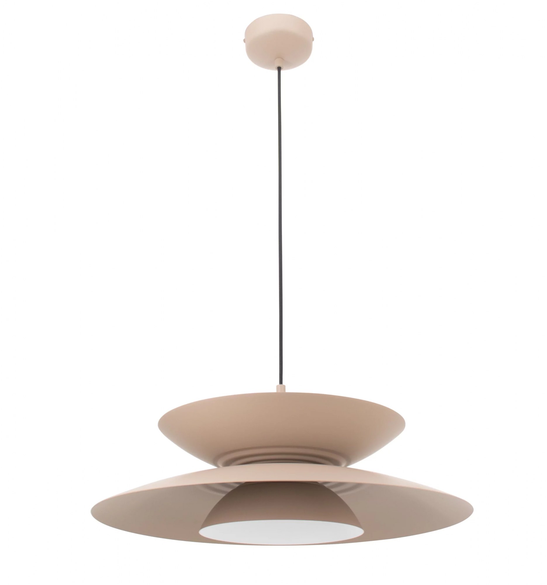 Lustră suspendată LED Mayumi 12W 685lm 3000K 104° Ø50cm bej NCS S 3010-Y50R Maxlight P0698