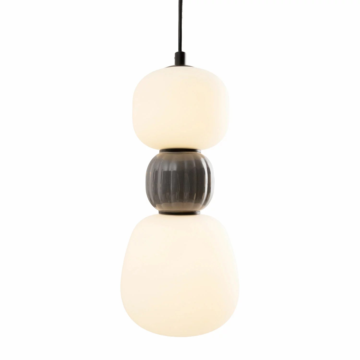 Lustră suspendată LED Modern 13W 12W 838lm 3000K Ø14cm gri Maxlight P0629