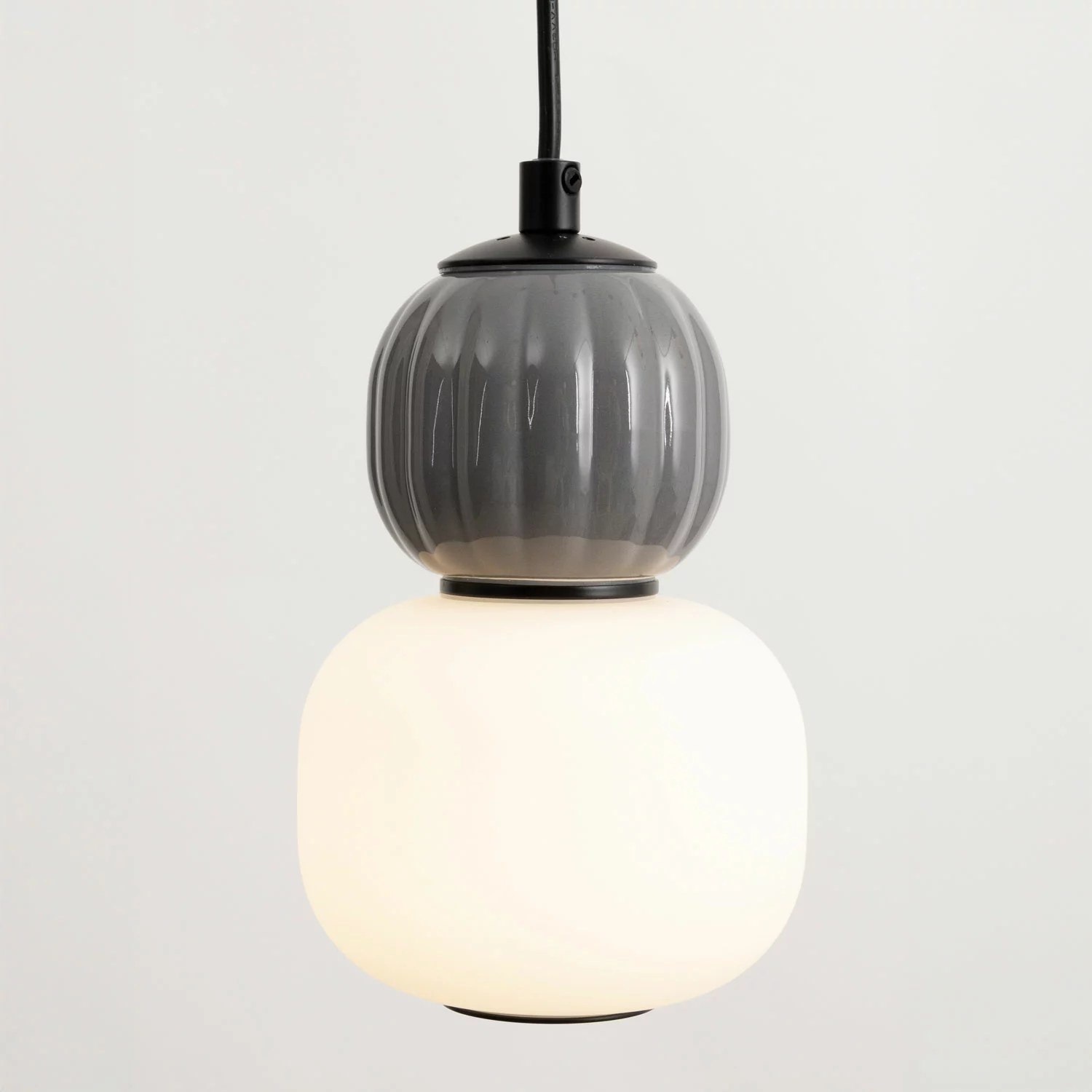 Lustră suspendată LED Modern 5W 406lm 3000K Ø11,5cm gri Maxlight P0626