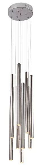 Lustră suspendată LED Organic 10W 600lm 2700K dimabil crom Maxlight P0206D
