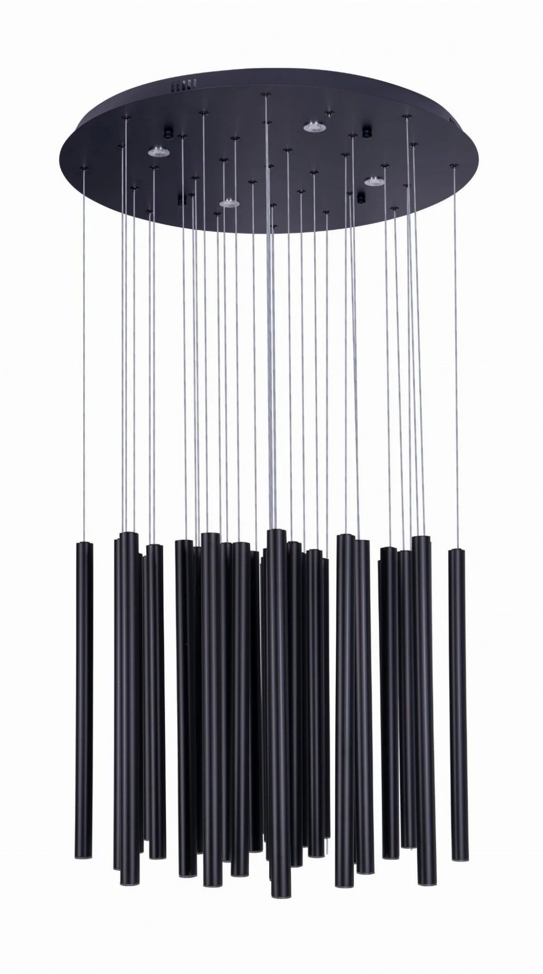 Lustră suspendată LED Organic 45W 2200lm 3000K dimabil negru Maxlight P0419D