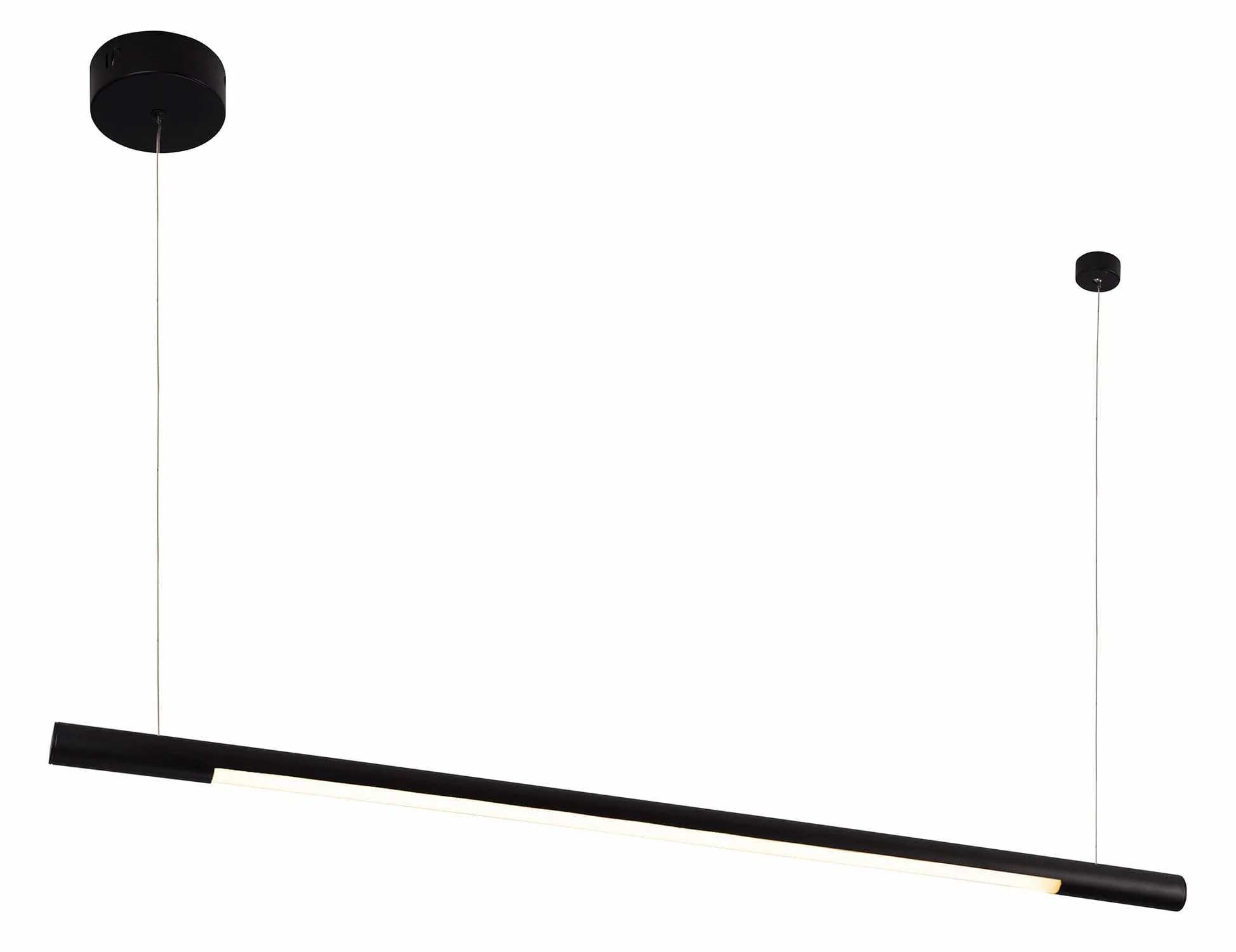 Lustră suspendată LED Organic Horizon 100cm 16W 1360lm 3000K negru Maxlight P0354