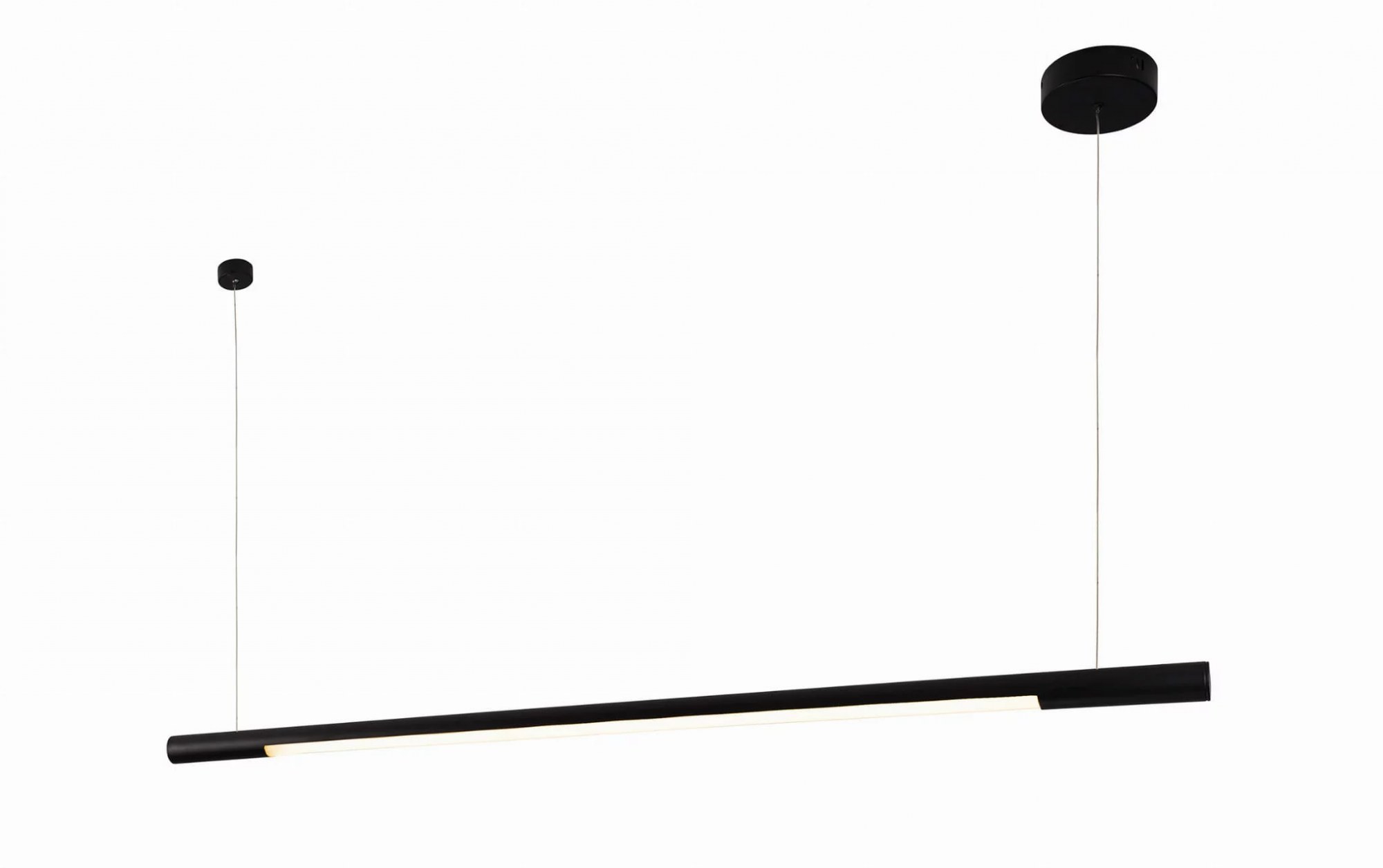 Lustră suspendată LED Organic Horizon 150cm 26W 2210lm 3000K negru Maxlight P0358