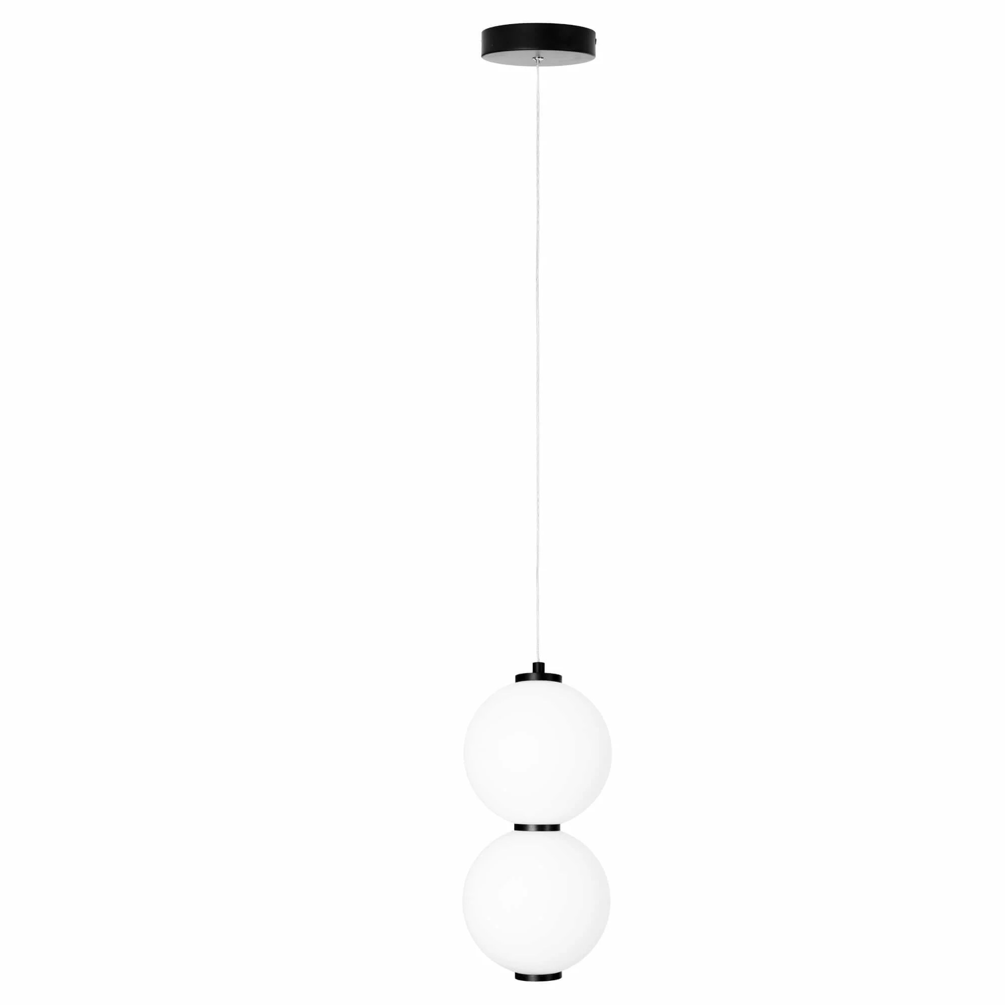 Lustră suspendată LED Tama 16W 1280lm 3000K negru + alb Maxlight P0469
