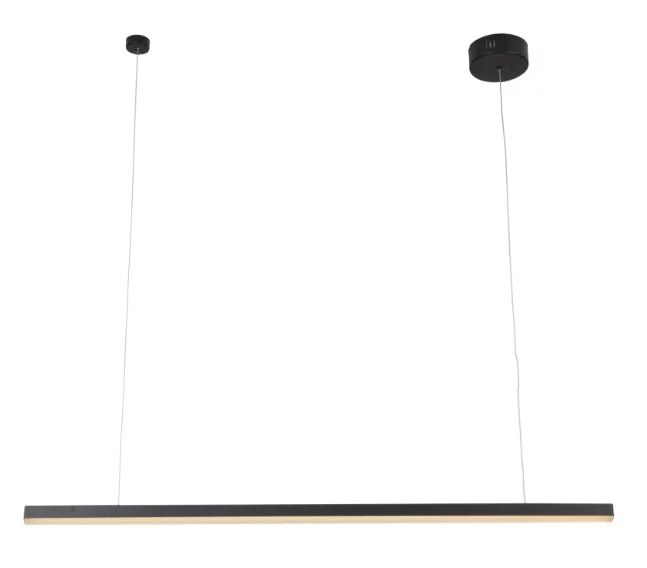 Lustră suspendată LED Trio I 12W 733lm 3000K dimabil L100cm negru Maxlight P0310D