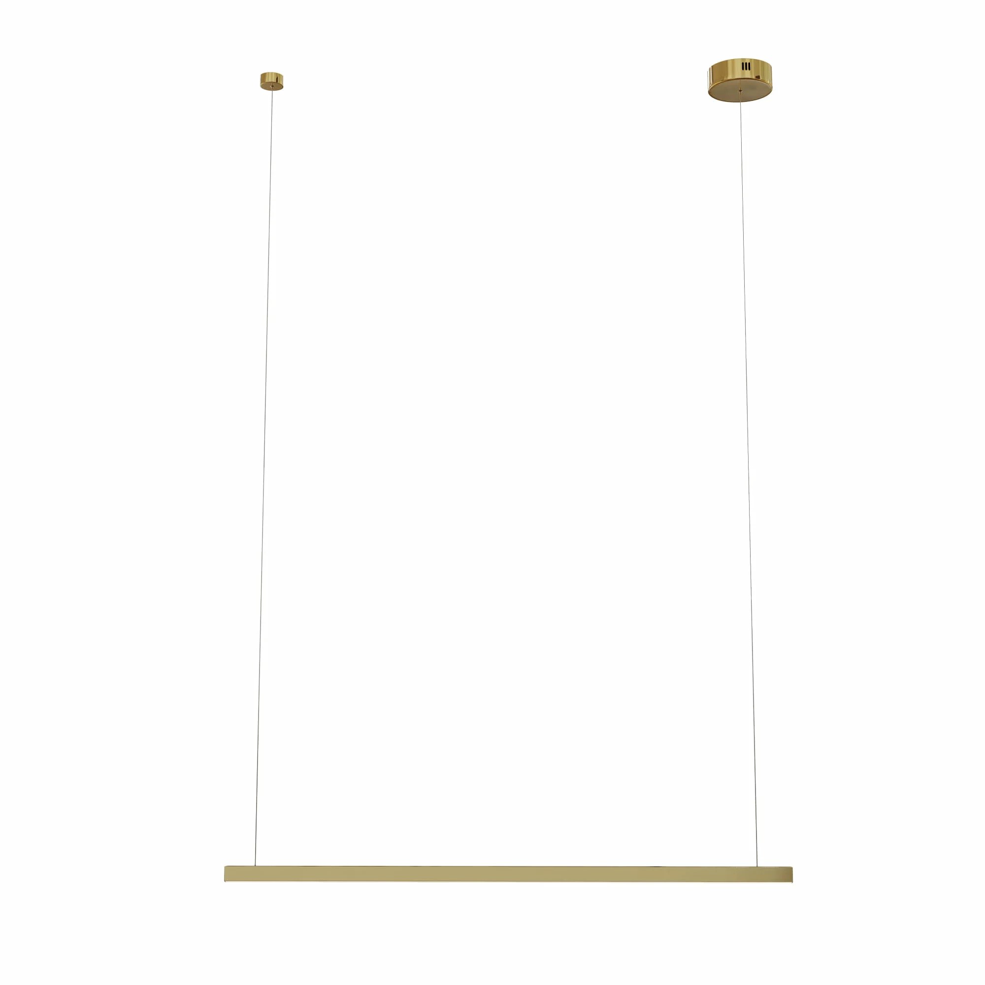 Lustră suspendată LED Trio I 12W 860lm 3000K dimabil L100cm auriu periat Maxlight P0475D