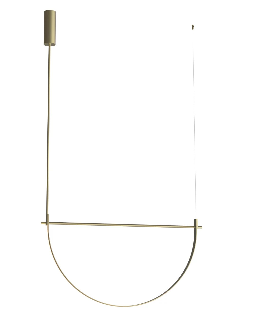 Lustră suspendată LED Victoria 29W 30W 2179lm 3000K 115° L96cm auriu Maxlight P0687