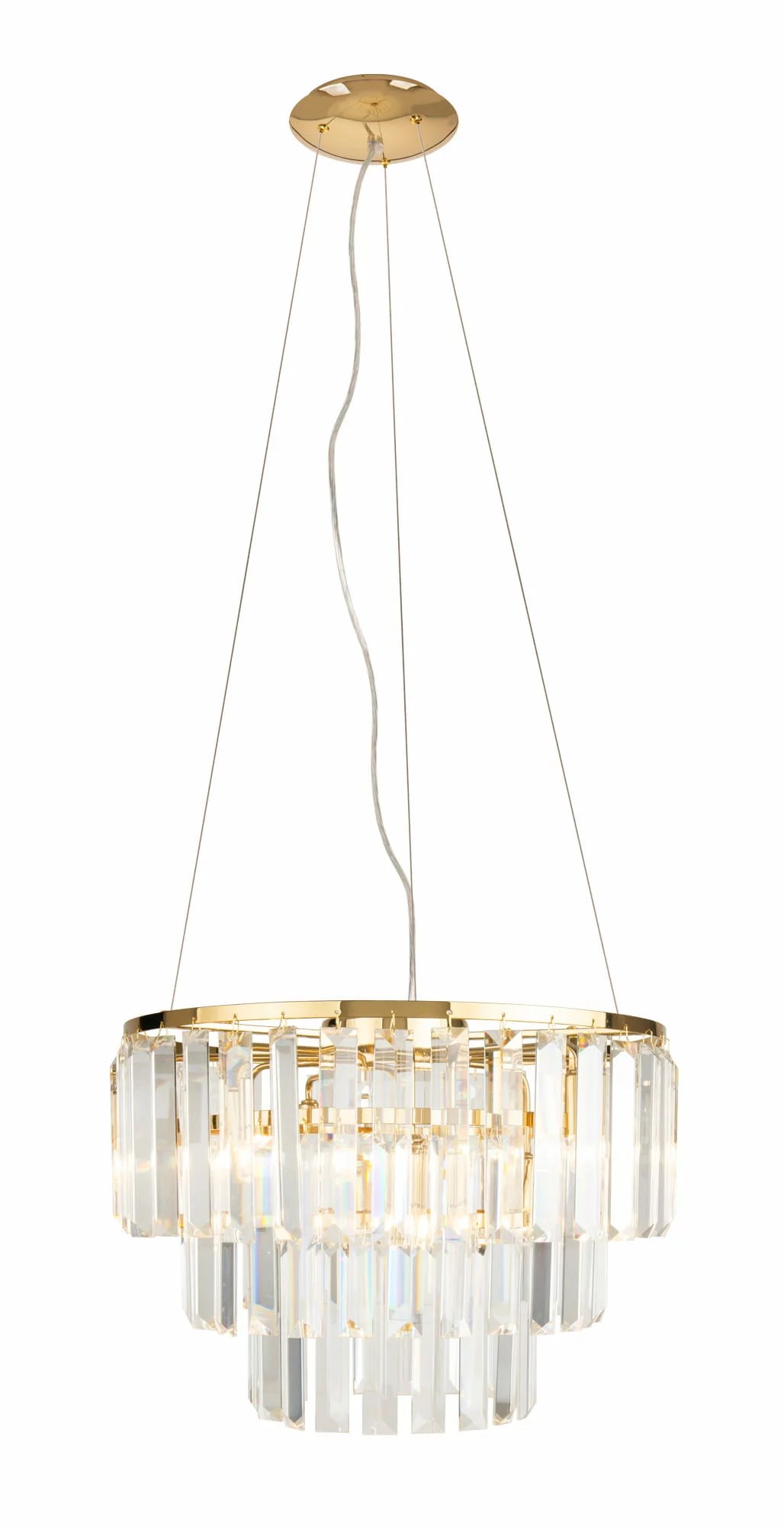 Lustră suspendată Monaco 42cm G9x9 auriu Maxlight P0423
