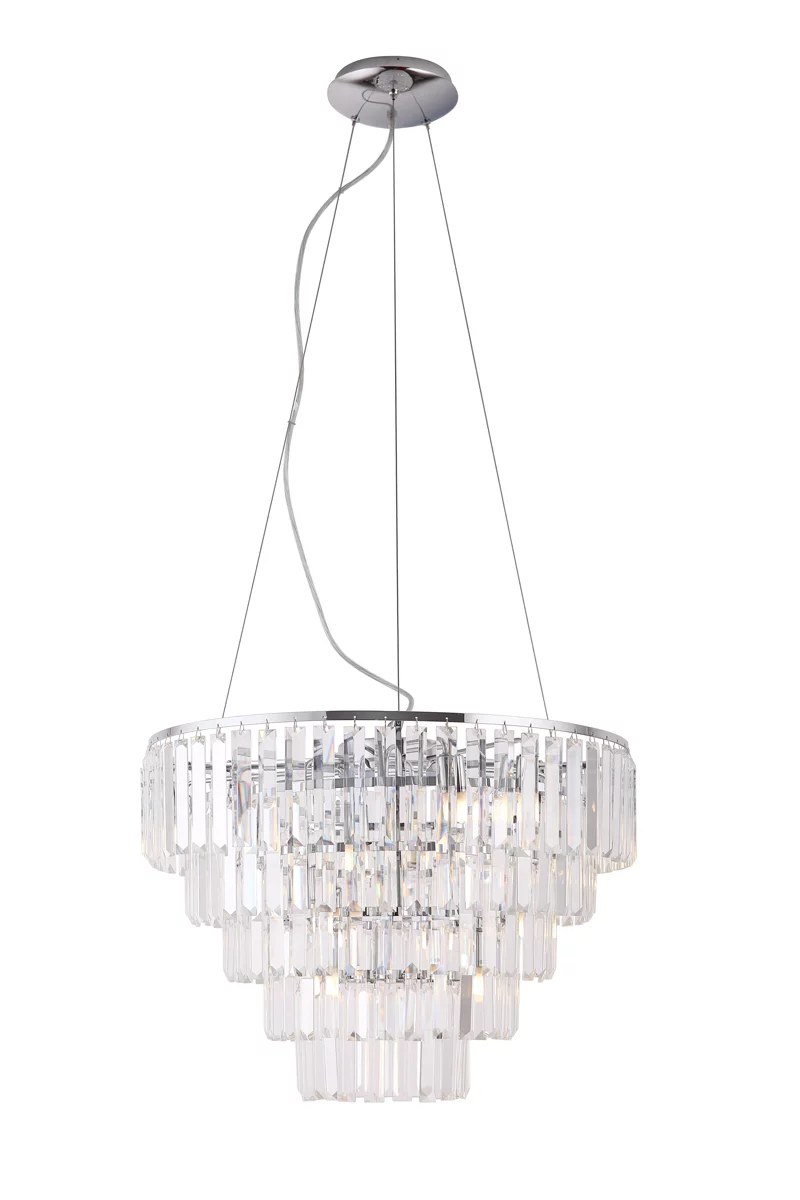 Lustră suspendată Monaco 60cm G9x15 crom Maxlight P0260