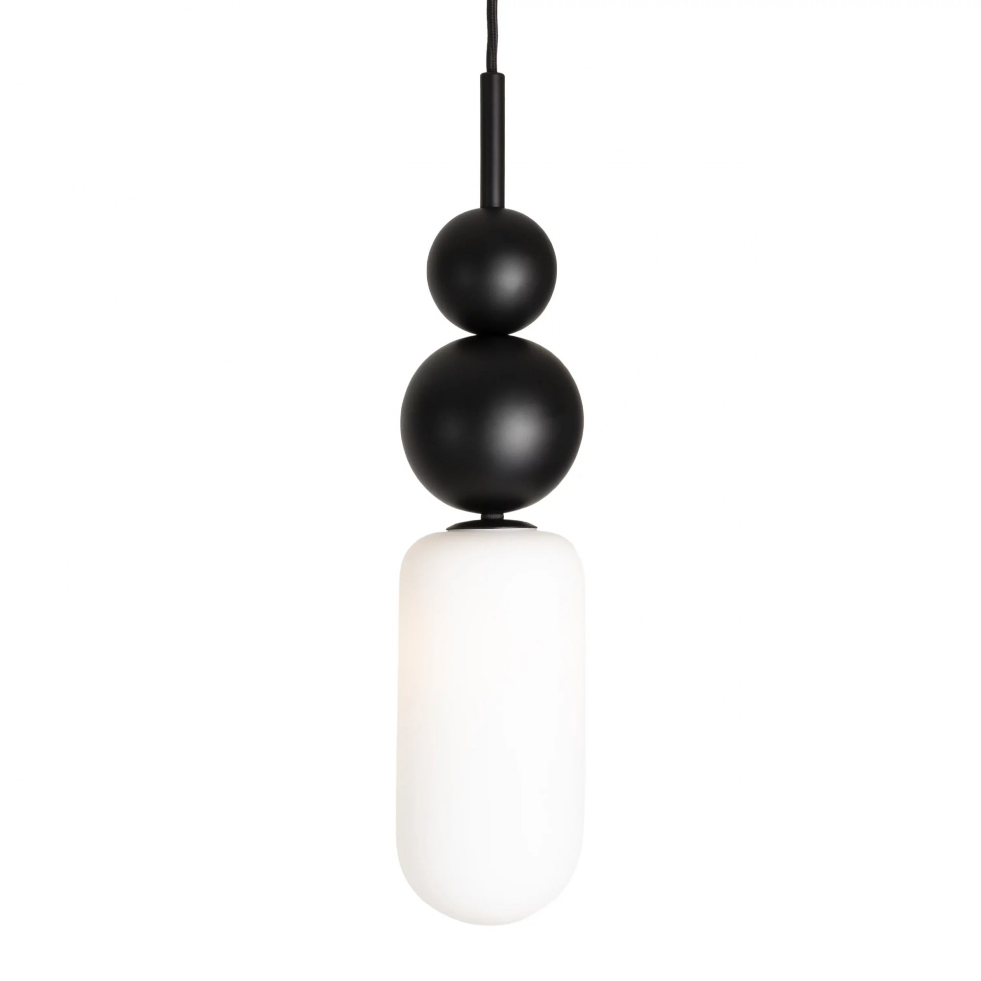 Lustră suspendată Nova G9 Ø10cm negru Maxlight P0641