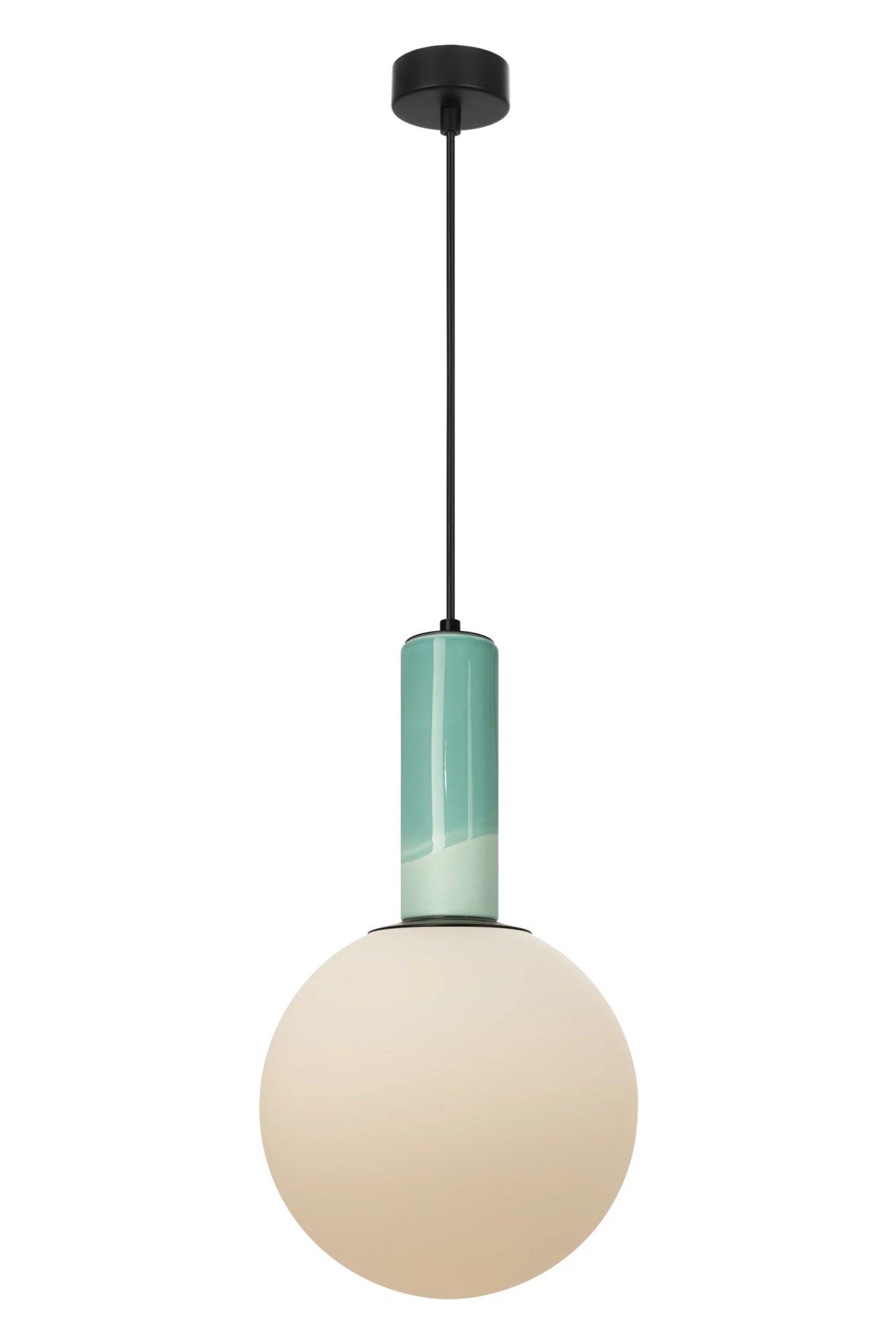 Lustră suspendată Rainbow E27 Ø25cm turcoaz RAL 6027 Maxlight P0692