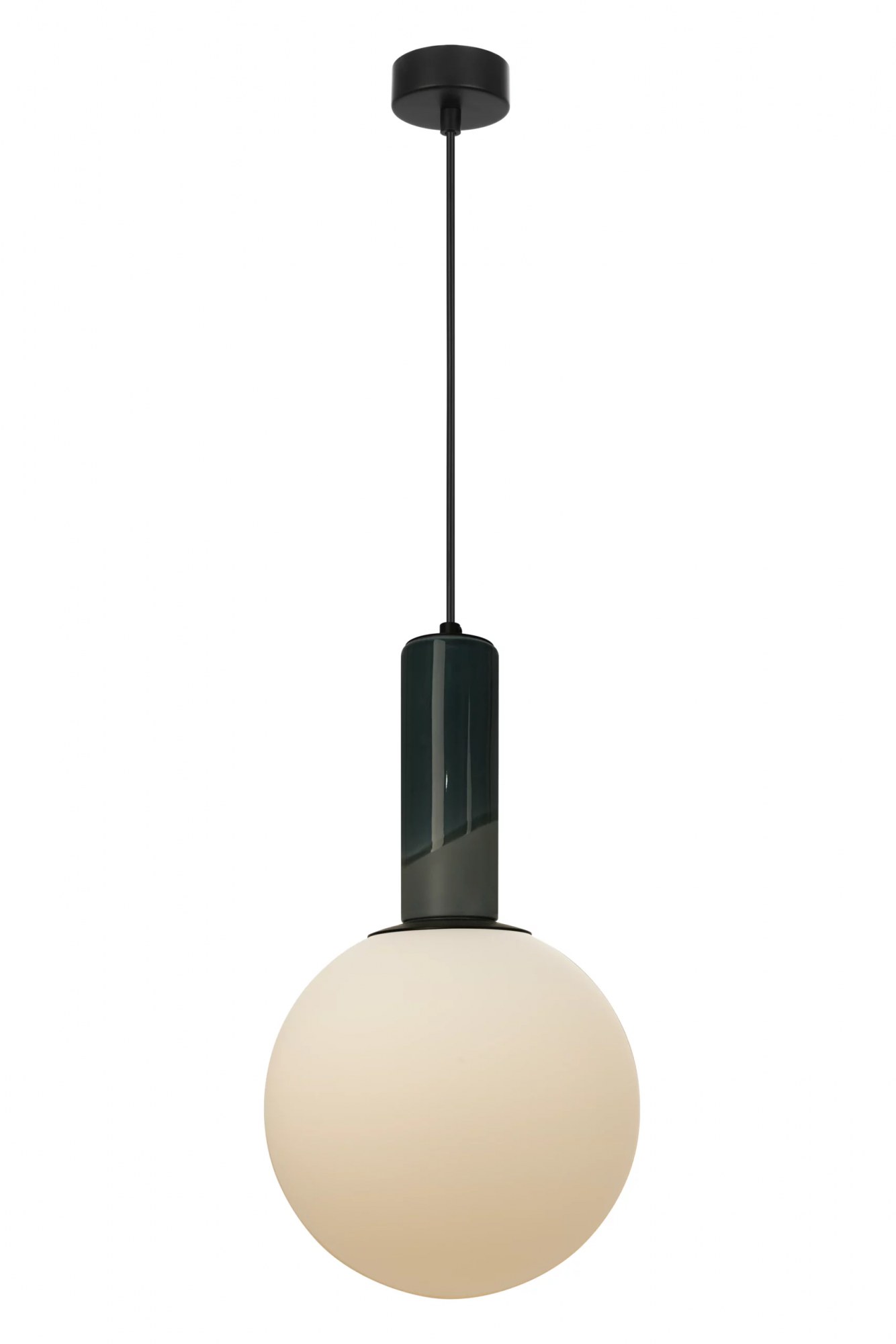 Lustră suspendată Rainbow E27 Ø25cm verde închis RAL 5020 Maxlight P0694