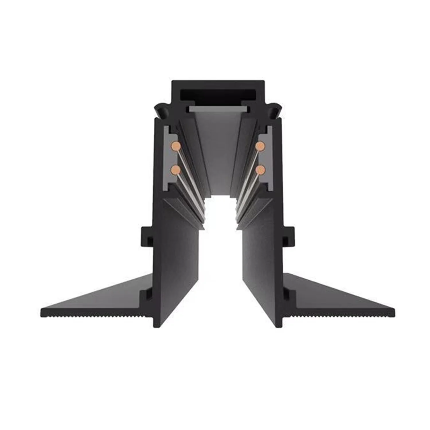 Șină Magnetică 3 Faze 1m Montaj Îngropat R20 Negru Optonica
