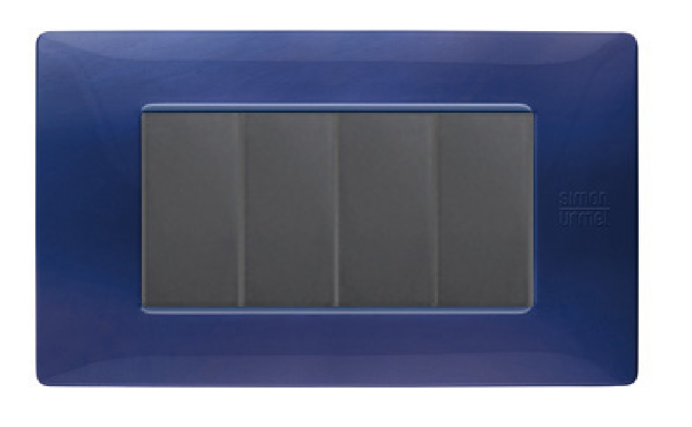 nea -  Flexa rama ornamentala 4 mod tecnopolimero (plastic) Albastru Aparataj, Modular