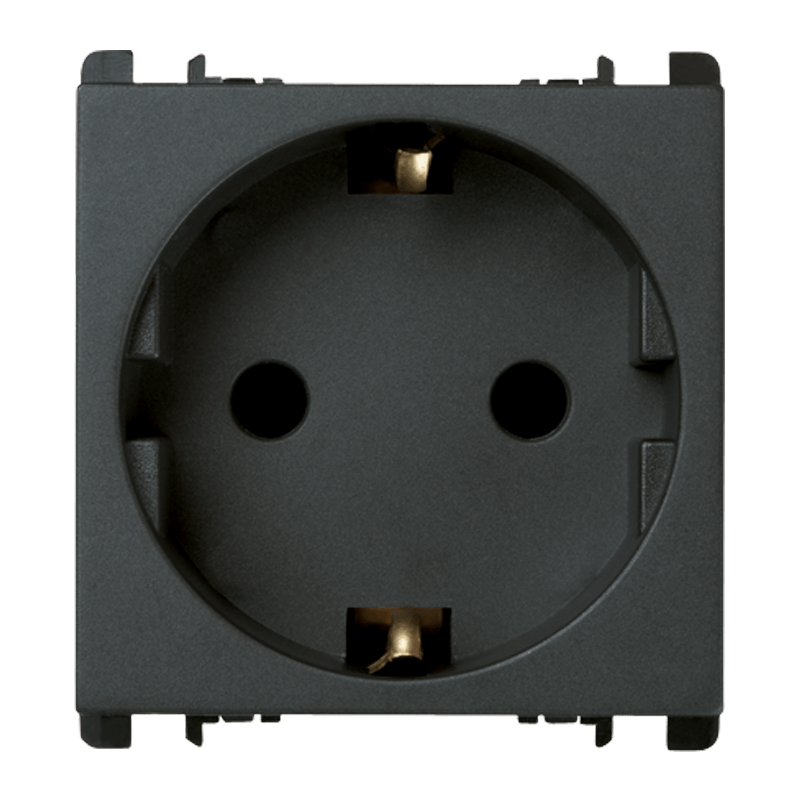 nea - Priza 2P+T 16A Germana Antracit