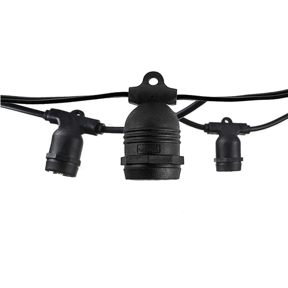 Ghirlandă Luminoasă Exterior E27 15 Socluri 14.4m IP65 Optonica