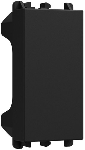 Obturator (capac fals), 1 modul, Lybra, negru Urmet 27350.N Modular, Seria LYBRA, Elemente de confort si protectie