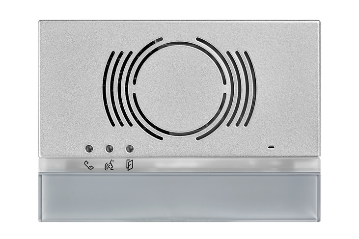 Panou ALPHA pentru PE (audio) fara butoane si DDA, gri Interfonie, Interfoane cladiri, Module Alpha