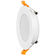 Panou LED incastrabil, rotund, rezistent la apa, 5W, 3000K/4000K/6500K, 220-240V AC, IP54