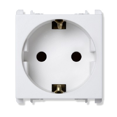 Priza 2P+T 16A Germana alba