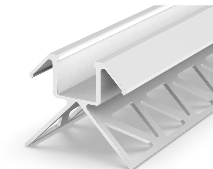 Profile LED P17-3 Aluminiu Alb 2M