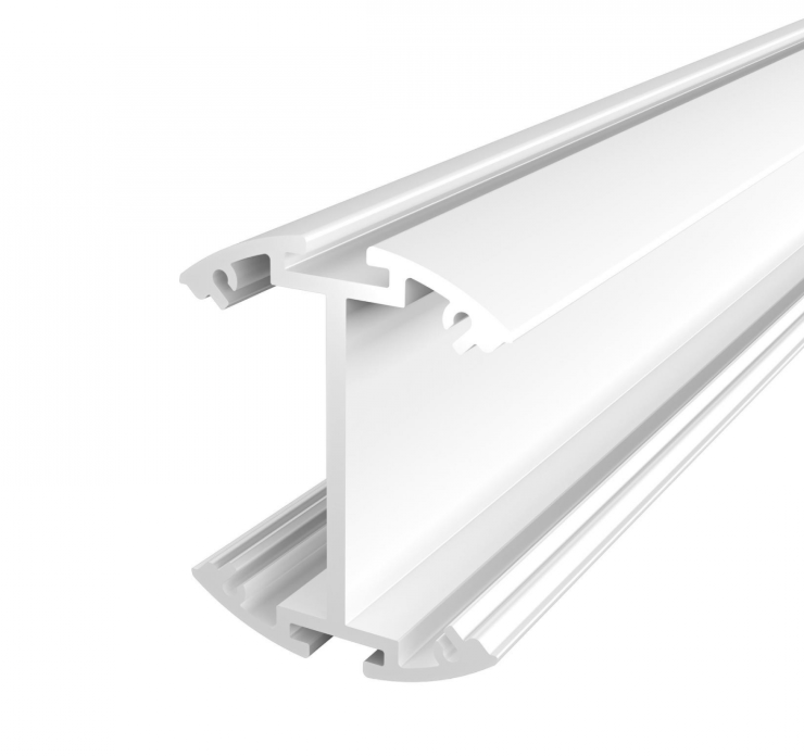 Profile LED P22-8 Aluminiu Alb 2M