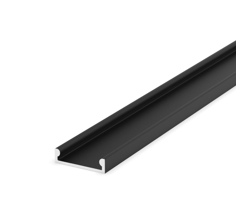 Profile LED P4-3 Aluminiu Negru 2M